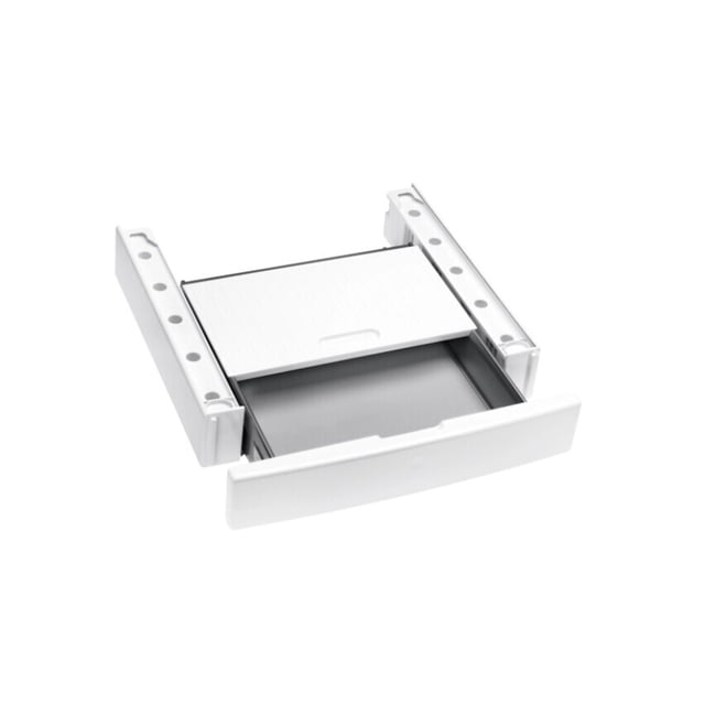 Miele Washer/Dryer Stacking Kit With Drawer for W1/T1 Laundry System - 12cm, Lotus White - 12996112D