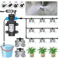 thumbnail image 2 of 5-25M Durable Pump Self-Priming Misting Watering Cooling System Cross Fine Sprayer Kits for Greenhouse Automatic Irrigation He Qiyong unisex, 2 of 2