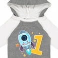 thumbnail image 4 of Inktastic Rocket Spaceship Happy First Birthday Boys or Girls Long Sleeve Baby Bodysuit, 4 of 5