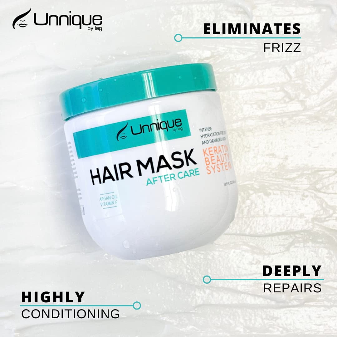 Unnique KBS Hair Mask 16.9 oz/ Deep Hydrating Hair Treatment/Repairs Hair/ Deeply Restores Damage/Nourishes/ Rich in Proteins, Vitamins, and Argan Oil/ Deep Conditions/ Made for all types of hair