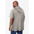 thumbnail image 4 of KingSize Men's Big & Tall Gauze Short-Sleeve Hoodie, 4 of 6