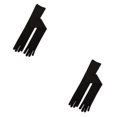 thumbnail image 4 of Guantes de cena Minnieouse 2 uds 45cm Multicolor para mujer moda protector solar, 4 of 6