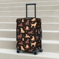 thumbnail image 4 of Salouo Labrador Retriever Dog Pattern Travel Dust-proof Suitcase Cover, Softside Suitcase Protector Luggage Cover Protector for 18-32inch ,Not Included Suitcase, 4 of 8