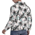 thumbnail image 6 of Daiia Hawaii Palms for Men's Fashion Hoodies & Sweatshirts with Kangaroo Pocket Hooded Sweatshirt Breathable & Moisture Wicking-XX-Large, 6 of 7