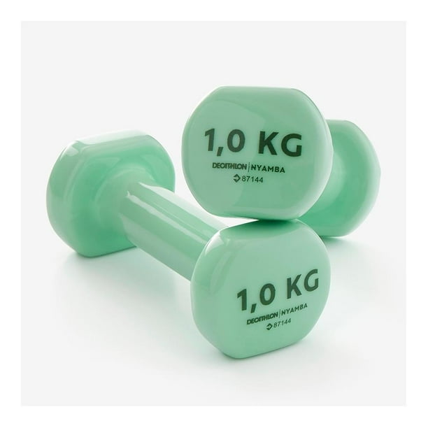 Mancuernas Decathlon Nyamba Vinilo X 1Kg Aqua Walmart en línea