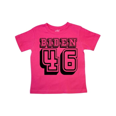 

Inktastic Biden 46 Voting 2020 in White Text Gift Toddler Boy or Toddler Girl T-Shirt
