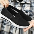 thumbnail image 5 of Deago Women's Slip on Loafer Shoes Breathable Mesh Casual Flat Shoes Low-Top Round Toe Knit Walking Sneakers, 5 of 9