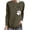 Army Green, variant on Womens Valentine's Day Sweatshirts Valentine's Day Color Love Print Loose Shirts Long Sleeve Round Neck Casual Pullover Blouses Tops