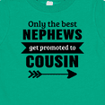 thumbnail image 4 of Inktastic Only the Best Nephews Get Promoted to Cousin Boys or Girls Baby T-Shirt, 4 of 5