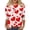 Pink, variant on Fgvctg Valentine's Day Tops for Women Casual Crewneck 3/4 Length Sleeve Shirts Date Night Pullover Parade Tops Plus Size Sweet Love Heart Graphic Blouse Gifts For Her Vermilion L