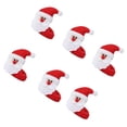 thumbnail image 1 of Yuarrent Juego de copas de vino de Navidad de 6 uds., decoración de muñeco de nieve, alce, Papá Noel, adornos navideños para la cena de la del Barra de herramientas No.2 Yuarrent HA044572-02, 1 of 6