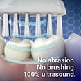 thumbnail image 4 of Emmi-dent Electric Toothbrush Set for Adults with Patented, Gentle 100% Ultrasound Technology. Ideal for most Sensitive Teeth & Gums, Plaque Removal and More! Rechargeable. Metallic Blue/Silver, 4 of 5