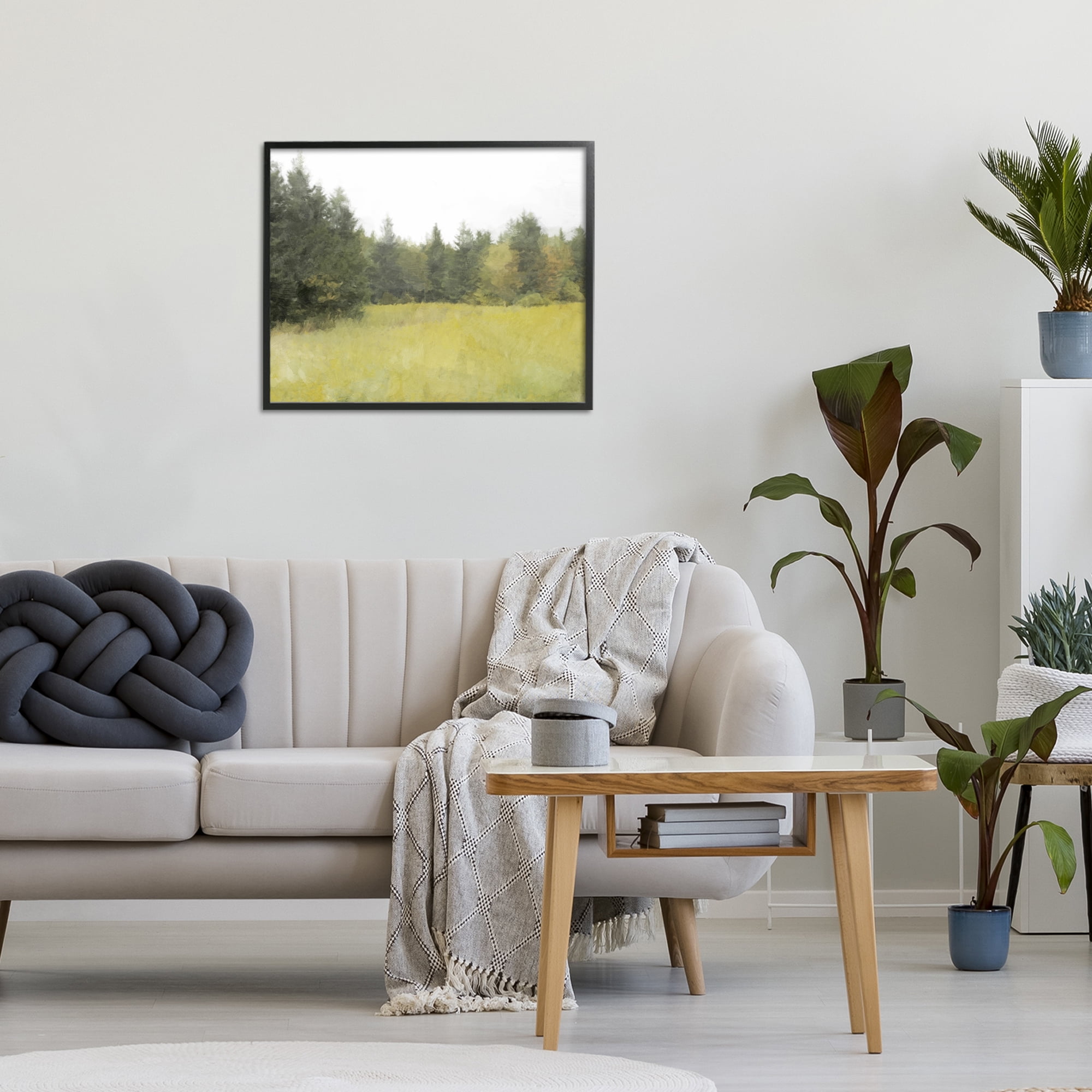 Stupell Industries The Forest's Vast Clearing Black Framed Giclee Art, design by Kim Curinga