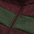 thumbnail image 4 of Fashion YLSDY Men's Fleece Jackets Lightweight Full-Zip Mock Neck Hoodie Sweatshirt Long Sleeve Sports Coats with Pockets Red L, 4 of 9