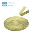 thumbnail image 2 of Uxcell Metallic Glitter Velvet Ribbon 3/8"x 25 Yard Single Face Sparkle Ribbon Gift Wrapping Light Gold, 2 of 5