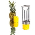 thumbnail image 4 of Pineapple Corer Slicer - Stainless Steel Pineapple Cutter & Peeler with Sharp Blade for Easy Fast Core Removal, Efficient Fruit Tool for Quick Kitchen Prep, 4 of 5