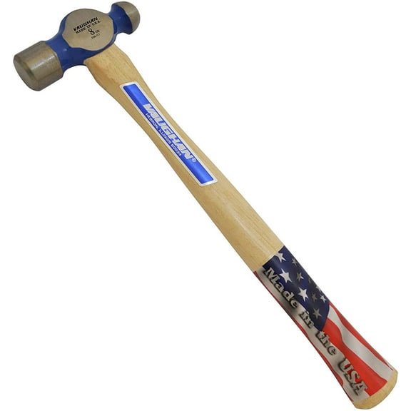 Vaughan Ball Peen Hammer TC308 Commercial - 8 oz Head Weight - Black