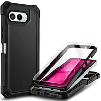 NGB SUPREMACY For T-Mobile Revvl 8 Phone Case Tempered Glass Screen Protector Full-Body Protective Shockproof Bumper TMobile Revvl 8 Case Cover