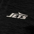 thumbnail image 2 of Women's Antigua  Heather Black New York Jets Layout V-Neck Polo, 2 of 2