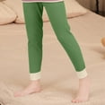 thumbnail image 2 of AherBiu Kid Girls Clothes Teens Pajamas Leggings Ribbed Basic Layer Bottom Legging Pants Sleepwear, 2 of 4