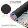 thumbnail image 4 of Daisy and Leaf Figure Wireless Charging RGB Gaming Mouse Pad Large Keyboard Mat Rubber Base 13 Light Modes, 4 of 6