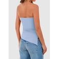 thumbnail image 2 of Top Bandeau PRETTYGARDEN Verano 2025 Sin Tirantes Azul Claro Talle S, 2 of 6
