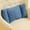 Haze Blue, variant on 3-Section Lumbar Pillow – Adjustable Back Support for Office Chairs & Sofas. Soft Polyester Cushion with Secure Ties, Hand Washable (Grey). Relieves Pain for Home/Office Use!