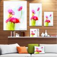 thumbnail image 3 of Nature Morte Mignonnes Fleurs de Gerbera Rouges - Grande Impression sur Toile Florale, 3 of 4