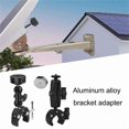 thumbnail image 6 of Aluminum Adjustable Satellite Clamp Mount With 2Ball Head For Mini Satellite Dish Trailer Yacht Poles Installation, 6 of 11