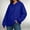 Blue, variant on Hueoook Plus Size Hoodies for Women Trendy Fall Sweatshirts Trendy Casual Hooded Drawstring Long Sleeve Sweatshirt Top Pink 2X