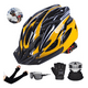thumbnail image 1 of Casco Ciclismo De Bicicleta Con Guantes+gafas+máscara+manga Xtellar amarillo, 1 of 4