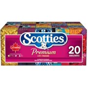Scotties Premium 2 Ply Facial Tissues 126 Count (Box of 20)