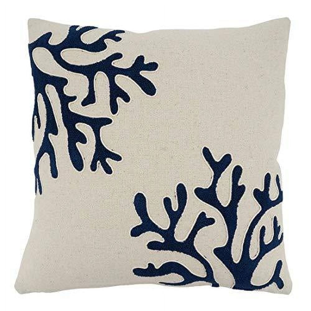 2 Nautical Color Scheme-Hand-Pieced, Thick Cotton Duck Pillows