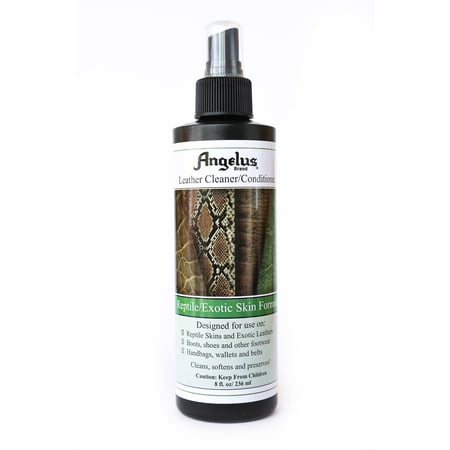 Angelus Reptile & Exotic Cleaner and Conditioner Preserver #216 Spray Pump 8 (Best Exotic Leather Conditioner)