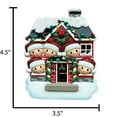 thumbnail image 6 of Ornaments by Elves Personalized Family of 5 in New Home Christmas Ornament 2024 and Santa Hat Decor, 6 of 10