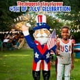 thumbnail image 4 of Fun Express Uncle Sam Inflatable Independence Day Decoration, Over 5 Feet Tall, 4 of 6