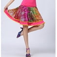 thumbnail image 4 of Whitewed Glamour Practice Skirts Line Dance Dancewear Clothing for Competition Pink, 4 of 4