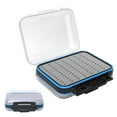thumbnail image 2 of Fly Fishing Case,ABS Waterproof Dual Layer Fly Fishing Box Fish Bait Case Future-Proof Design, 2 of 10