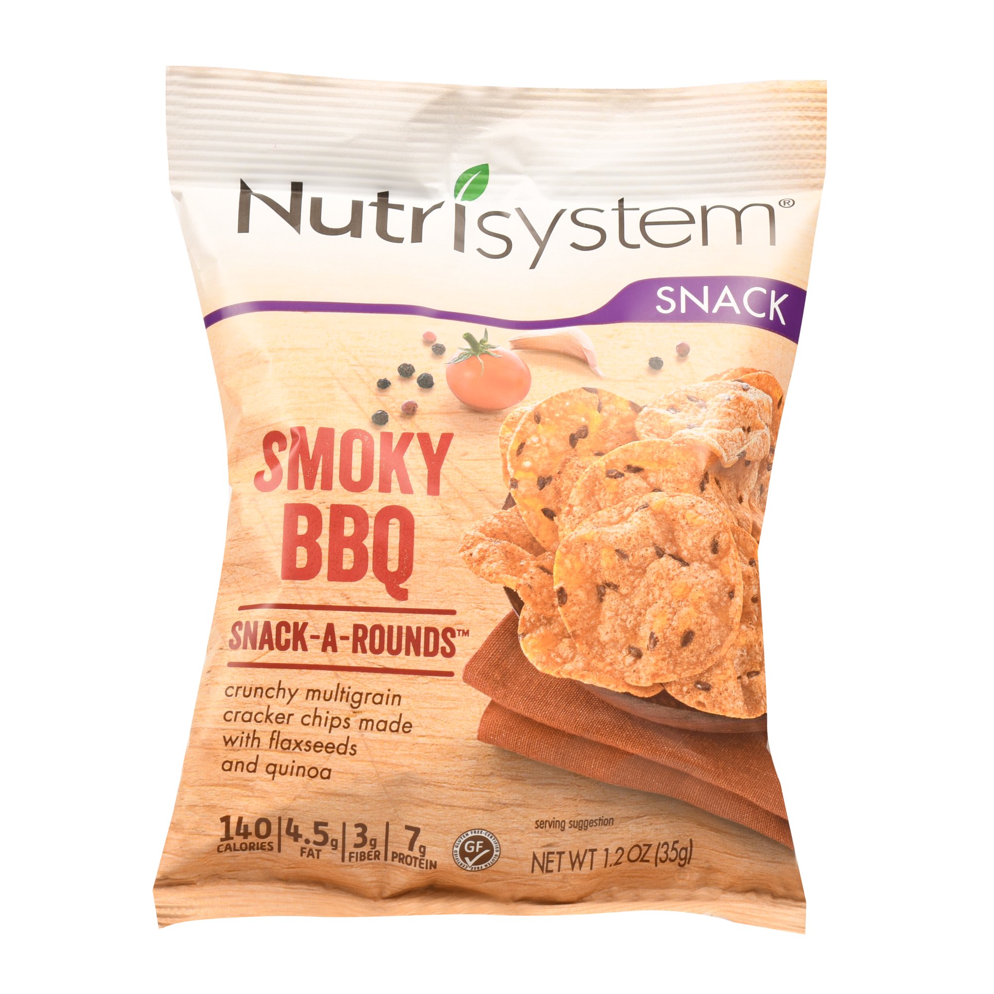 Nutrisystem Smoky BBQ Snack-A-Rounds, 1.2 Oz,