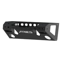 ARIES 2081003 TrailChaser Black Steel Front Bumper Center Section Only, Select Jeep Wrangler JL, Gladiator Fits select: 2018-2019,2021 JEEP WRANGLER UNLIMITED