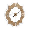 thumbnail image 6 of DecMode 35 In. Brown Farmhouse Wall Clock, 6 of 10