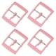 thumbnail image 1 of Uxcell 4 Pcs Hebilla de Reemplazo para Banda de Reloj, Cierre de Correa de Reloj de Plástico de 16 mm para Correas de Reloj de Cuero Silicona Nylon Lona, Rosa, 1 of 7