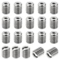 thumbnail image 1 of Unique Bargains Adaptateurs de Filetage Manchon Réducteur Écrou 20 Pcs M5x0.8 Mâle à M2x0.4 Femelle Réparation Insert Écrou 6mm, 1 of 7