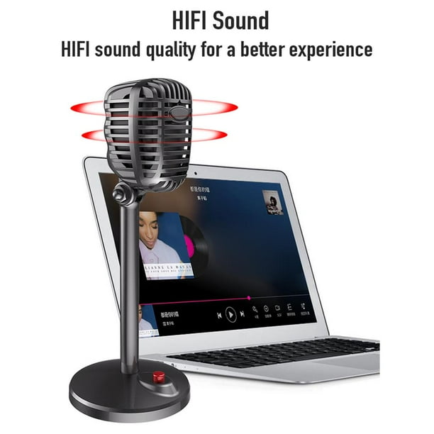 まいくページ Xingzhi Retro USB Gaming Condenser Microphone Network Audio