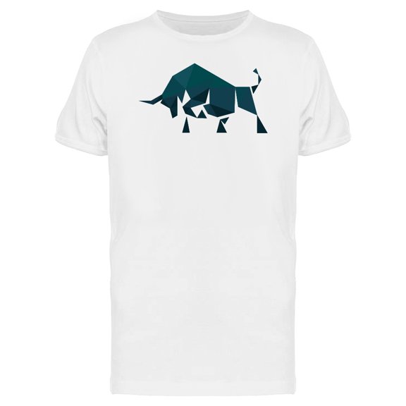 Abstract Polygonal Bull Tee Men's -Image by Shutterstock