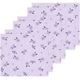 thumbnail image 2 of Coolnut Purple Daisy Flower Washcloths Towels, Highly Absorbent and Soft Cotton Face Cloths, 2 Pack Quick Dry Wash Cloths - 12 X 12 Inches Washcloth Gift, 2 of 7