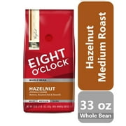 Eight O'Clock, Hazelnut, Medium Roast, Whole Bean Coffee, 33 oz Bag