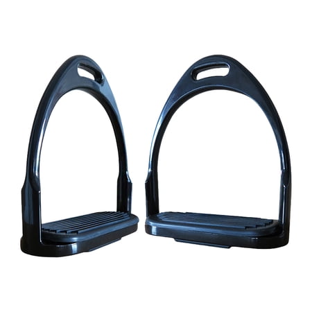 2Pcs Horse Riding Bend Horse Stirrups Profession Safety Horse Riding Stirrups for Horse Saddles Antiskid Horse Pedal