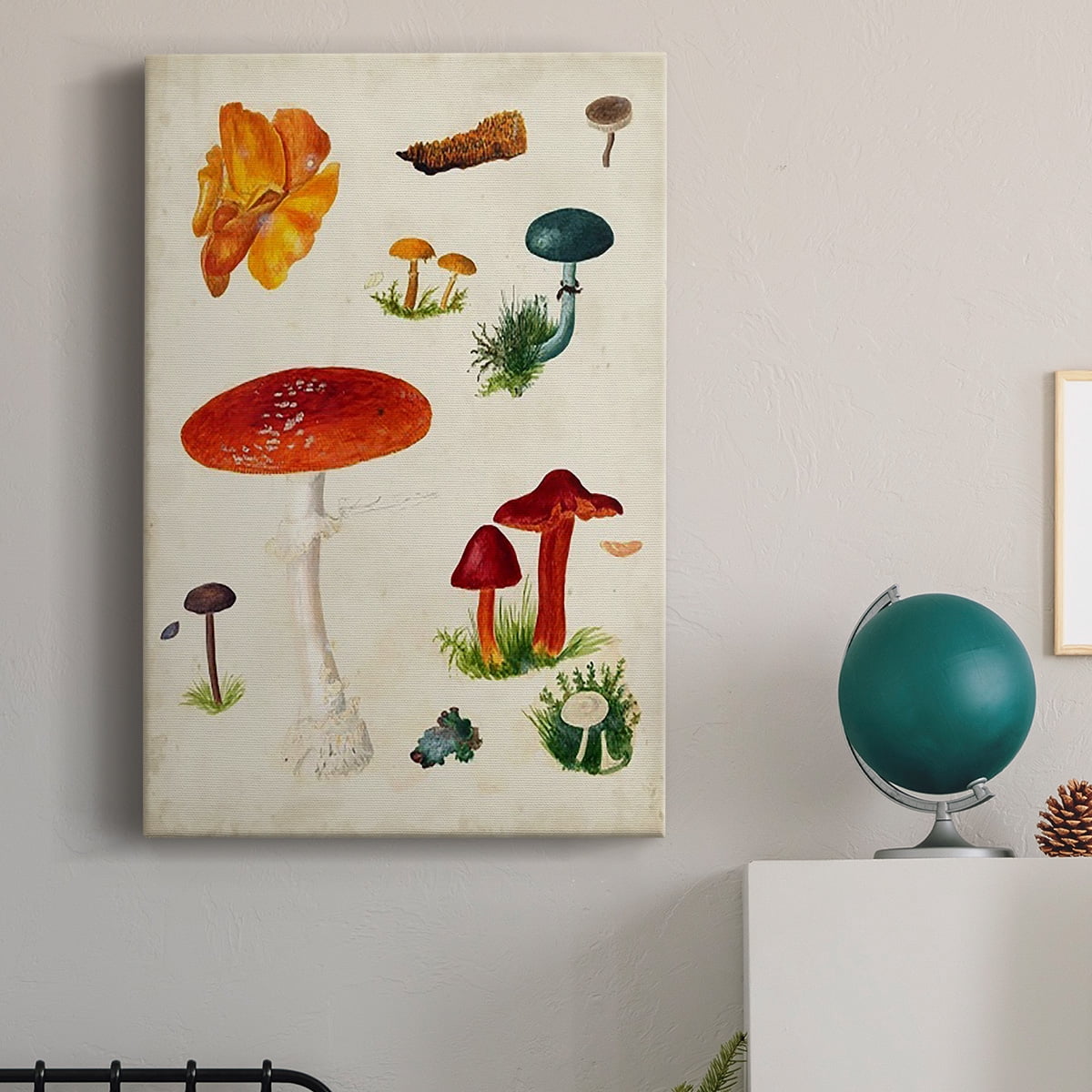 Mushroom Species VIII Premium Gallery Wrapped Canvas - Ready to Hang