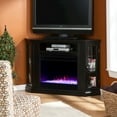 thumbnail image 4 of SEI Claremont Color Changing Convertible Fireplace in Black Color, 4 of 5